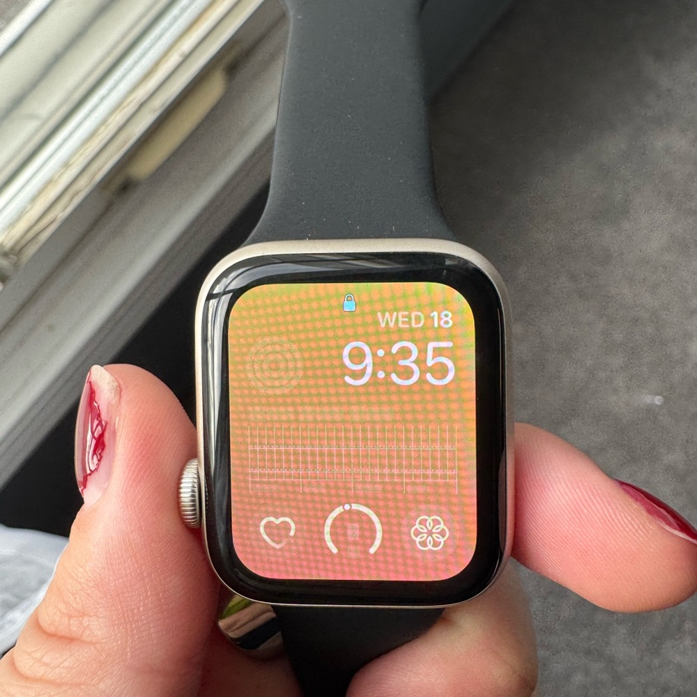 Apple Smartwatch with Black Band